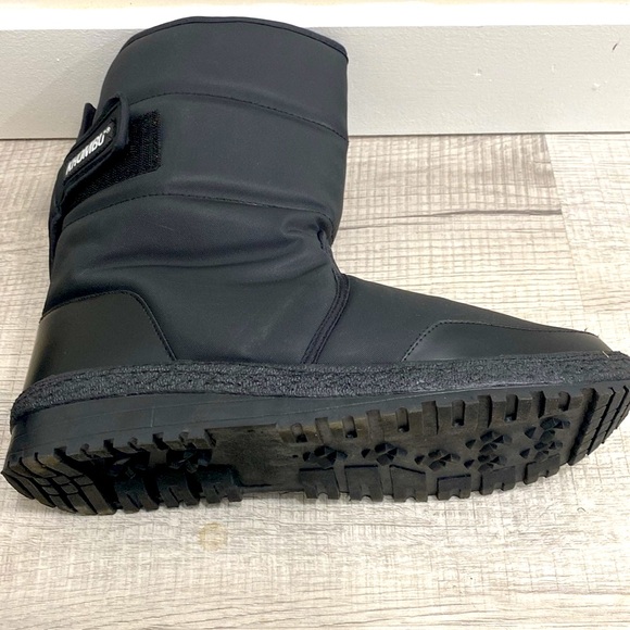 Like New Khombu Boot Mens Size 11 Nylon Traveler Rm1131 Faux Fur Lining Wrap - Picture 9 of 9